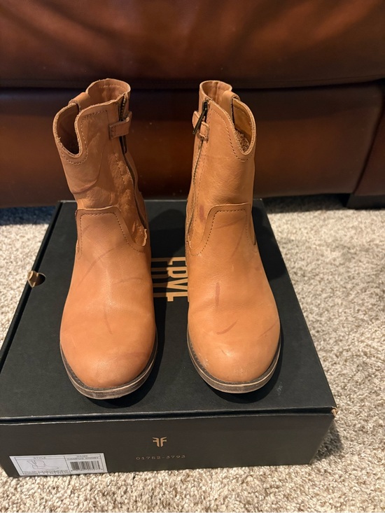 Frye Other - Frye Kids Chestnut Leather Ankle Boots